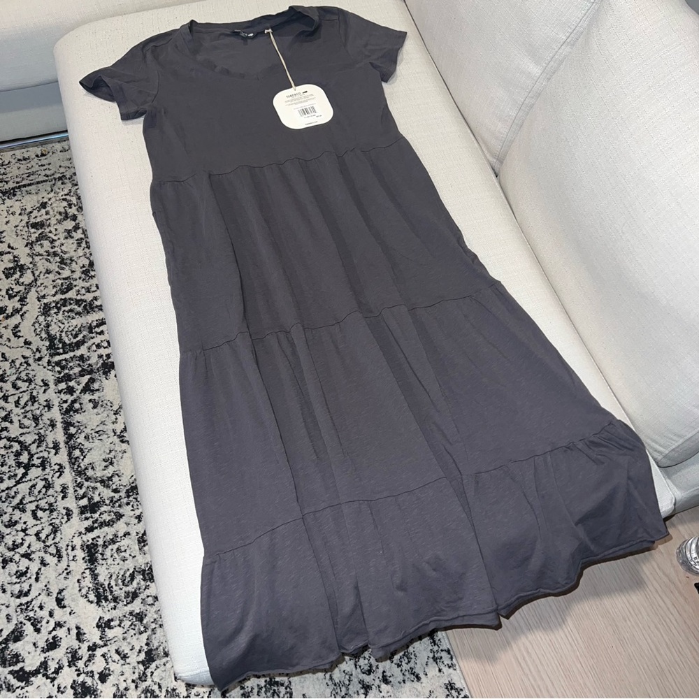 Toad&Co Primo Tiered Organic Cotton Midi Dress
Gray